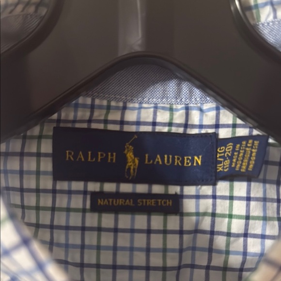 Ralph Lauren Blue and White Casual Button Down Shirt - Picture 2 of 4
